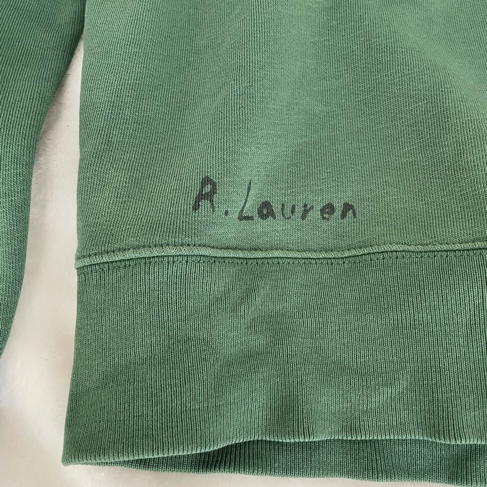 Polo by Ralph Lauren Athletic Green Crewneck Sweater - Picture 3 of 4